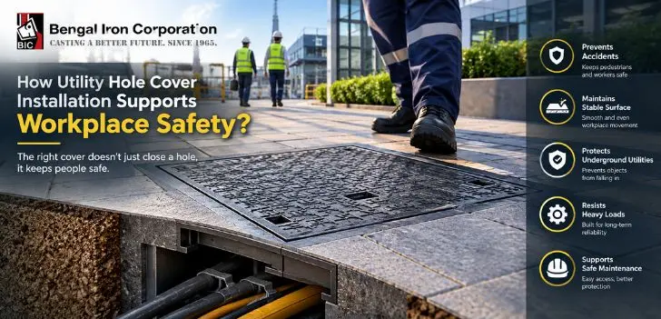 How Utility Hole Cover Installation Supports Workplace Safety
