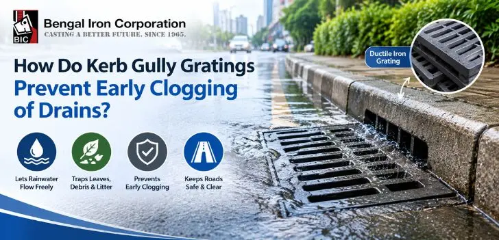 How Do Kerb Gully Gratings Prevent Early Clogging of Drains?